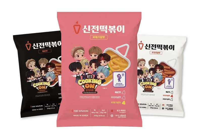해외 시장서 통했다… 신전떡볶이 ‘BTS 쿠킹온: 타이니탄 레스토랑’ 협업 제품 10만 개 판매 돌파