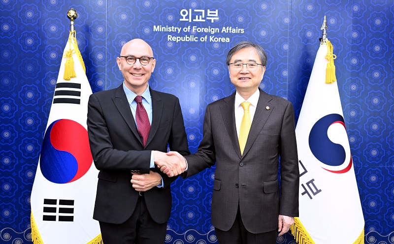 조현 외교장관, 방한 중인 볼커 튀르크 유엔 인권최고대표와 면담