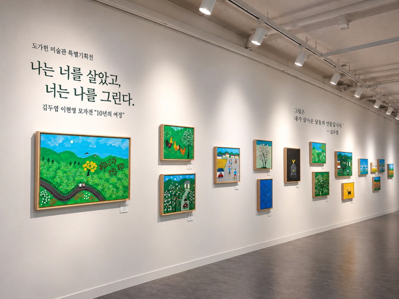 도가헌미술관, 김두엽·이현영 모자전과 이현영 초대전 동시 개최